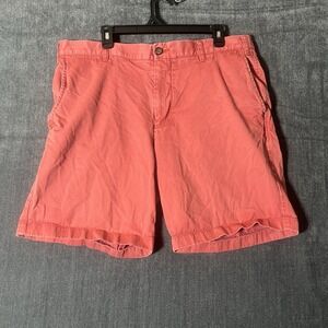 Southern Tide The Skipjack Mens Chino Shorts Size 38 Coral Pink